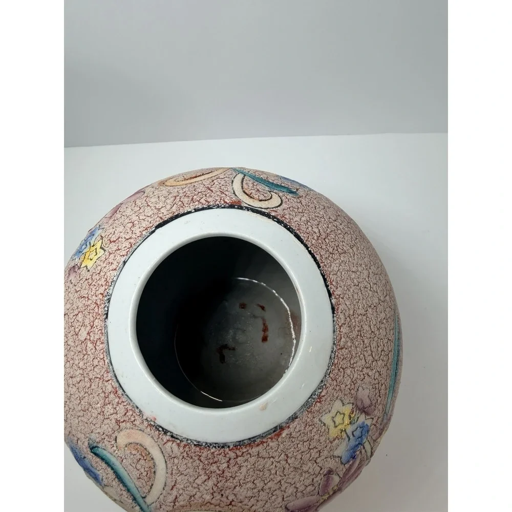 Chinese‎ stone finish family rose porcelain vase